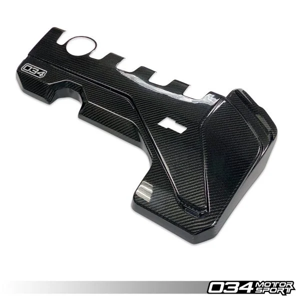 034 Motorsport CARBON FIBER ENGINE COVER AUDI 8V RS3 AND 8S TTRS