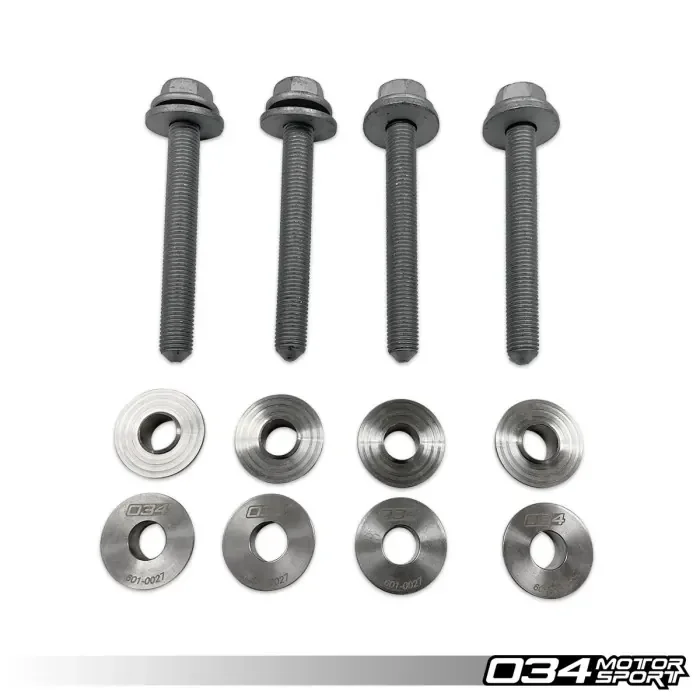 034 Motorsport MQB Front Subframe Locking Collar Upgrade Kit, VW Mk7 GTI / R