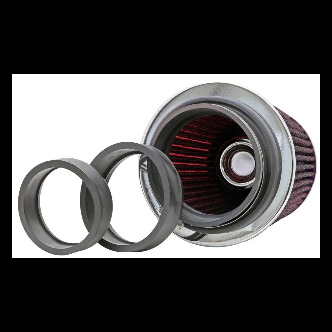 KNN Multi Fit 3 Flange Universal Filter 76/90/100 (clamp) 140 length