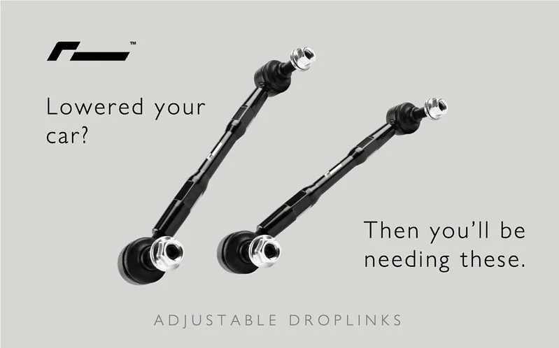 Racingline Adjustable Drop Links OEM & Sport springs