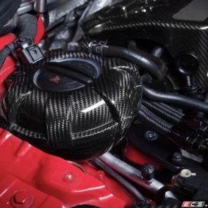 ECS Tuning Black Carbon Fiber Expansion Tank Cover Kit