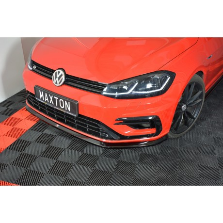 Maxton Design FRONT SPLITTER V.6 VW GOLF R 7.5 201719