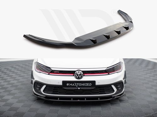 Maxton Design Front Splitter V1 VW Polo GTI Mk6 Facelift