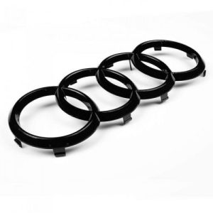 OEM Audi Rings Front T94 (Gloss Black)