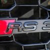 OEM Audi RS3 front grille badge (Gloss black)