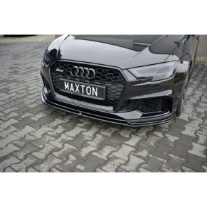 Maxton Design FRONT SPLITTER V.2 AUDI RS3 8V FACELIFT SPORTBACK 2017 UP