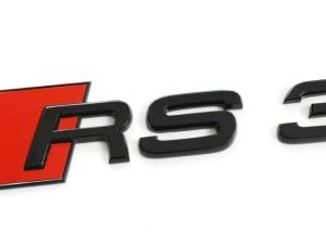 OEM Audi RS3 rear badge (Gloss Black)