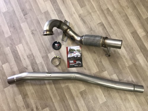 Milltek decatted downpipe kit for Mk7 R and 8V S3