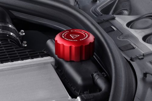 BMW M Car Series BLACKLINE Performance Edition RED Charge Cooler Tank Cap Cover