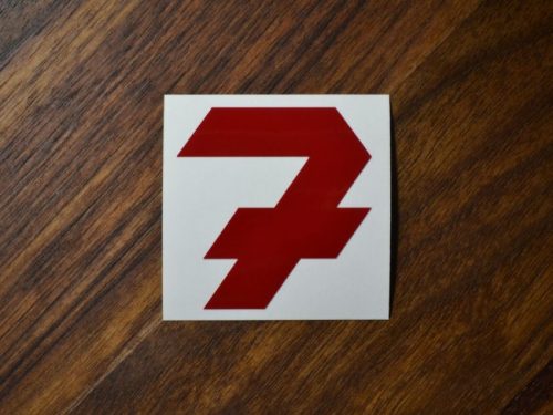 Klii Badge recess 4pc inlay kit Tornado Red