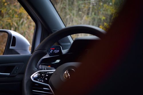 P3 V3 OBD2 – VW Mk8 Gauge (2020+) – Blue bars / White Digits