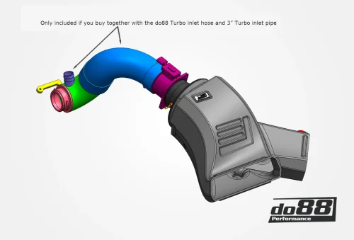 do88 Intake System + Turbo Inlet pipe for Polo AW GTI