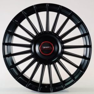 Le Mans Satin Black 18 x 8 | 5×100 | – Closed Cap