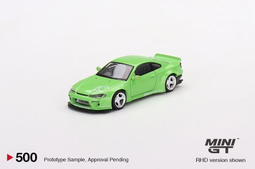 Mini GT – Nissan Silvia (S15) Rocket Bunny Green