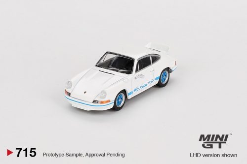 Mini GT – Porsche 911 Carrera RS 2.7 Grand Prix White with Blue Livery
