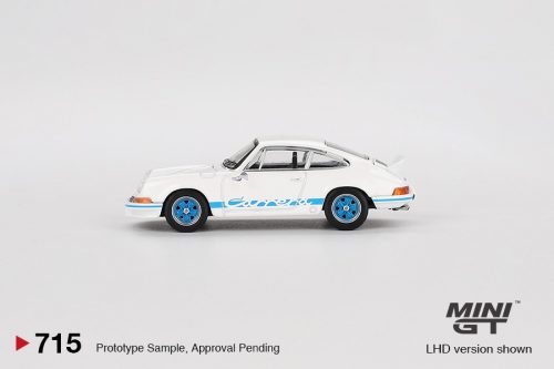 Mini GT – Porsche 911 Carrera RS 2.7 Grand Prix White with Blue Livery