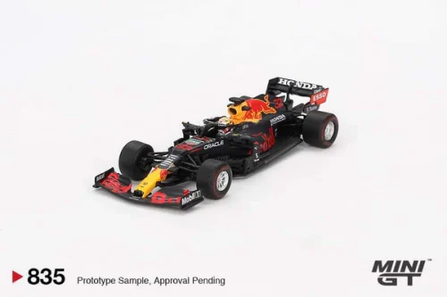 Mini GT – Red Bull RB16B 33 Max Verstappen 2021 Abu Dhabi Grand Prix Winner