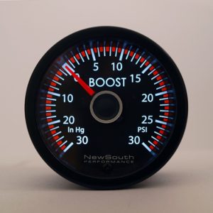 New South Performance VW RedLine 030 in hg 030 PSI Boost Gauge Mk6