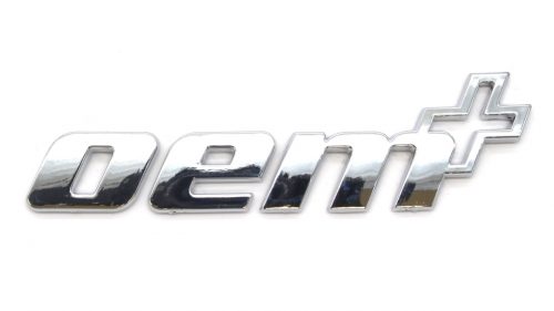 Racingline OEM Plus Badge Chrome