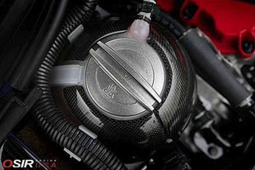 Osir design Coolant Tank Carbon Shield 2.0 – Gloss Carbon