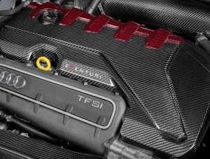 Eventuri Audi 8V2 RS3 / 8S TTRS Black and Red Engine Cover