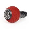 BFI GS2 DSG Heavy Weight shift knob -Rosso Centaurus Leather – Black Anodized (VW/Audi)