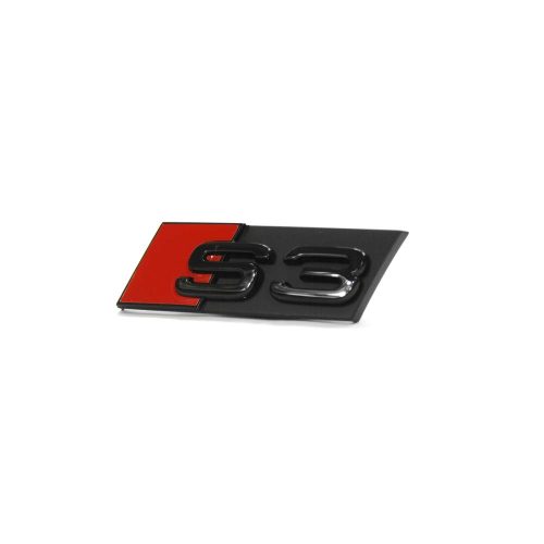 OEM Audi 8P S3 Front Grille Badge – Black