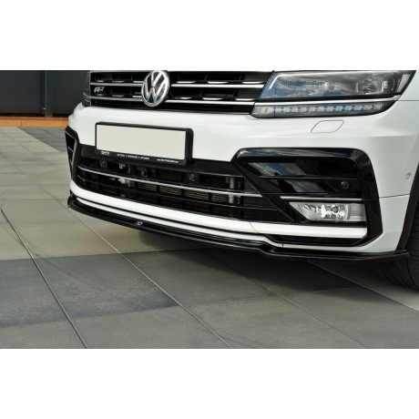 Maxton Design FRONT SPLITTER V.1 VW TIGUAN MK 2 RLINE