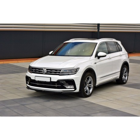 Maxton Design FRONT SPLITTER V.1 VW TIGUAN MK 2 RLINE