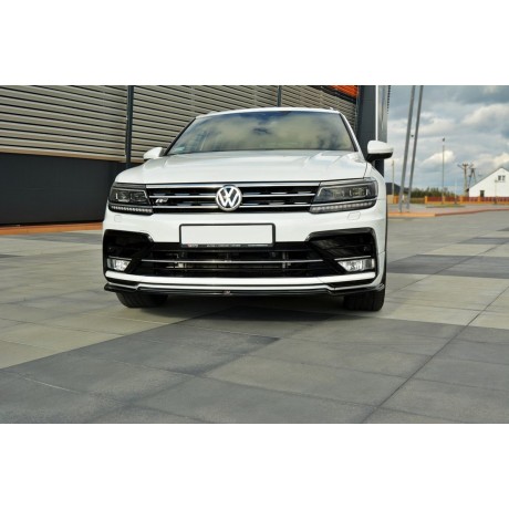 Maxton Design FRONT SPLITTER V.1 VW TIGUAN MK 2 RLINE