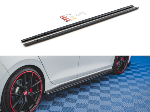 Maxton Design Side Skirts Diffusers VW Golf Mk8 GTI