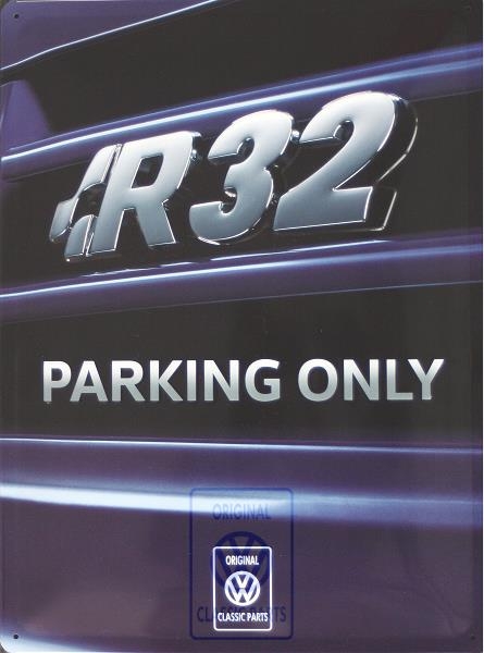 OEM Volkswagen R32 Parking Only (Rear View)