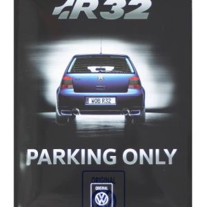 OEM Volkwagen R32 Parking Only (Inscription)
