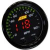 AEM X-Series 0-160 MPH Black Bezel w/black face GPS Speedometer Gauge