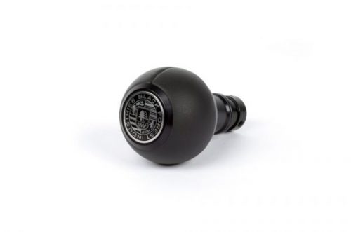 BFI GS2 DSGAuto Heavy Weight Shift Knob Smooth Black Nappa Leather Black Anodized VWAudi Fitment