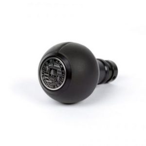 BFI GS2 Heavy Weight Shift Knob Black Nappa Leather Black Anodized VWAudi Fitment