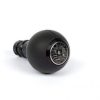 BFI GS2 Heavy Weight Shift Knob Black Nappa Leather Black Anodized VWAudi Fitment