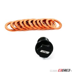 ECS Magnetic Sump Plug With 10 Copper Washers
