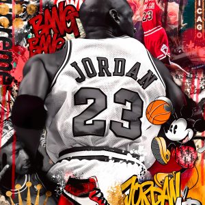 Air Jordan garffiti Mural