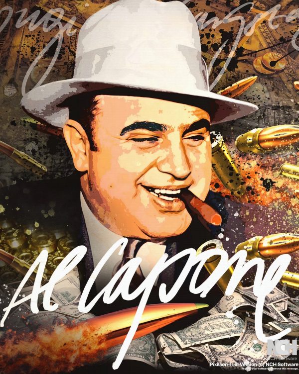 Al-Capone Graffiti Mural