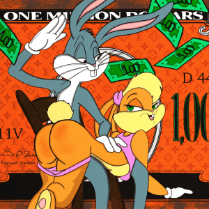 Bend Me Lola Bunny Cartoon Note