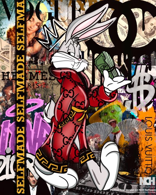 Bucks Bunny Designer Robe