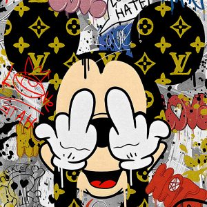 Louis Fuck You Mickey Vuitton
