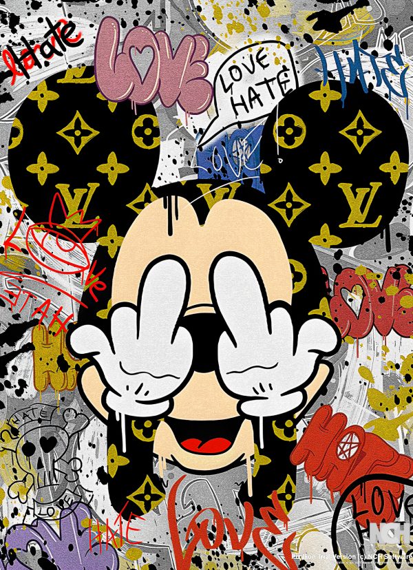 Louis Fuck You Mickey Vuitton