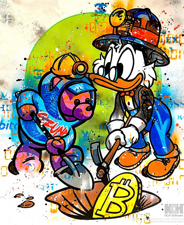 Pastel Donald The Crypto Miner
