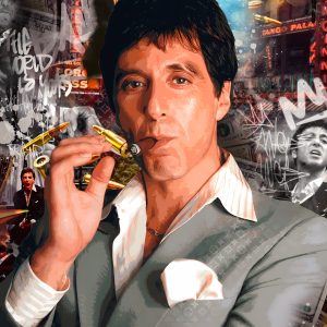 Scarface Graffiti Mural