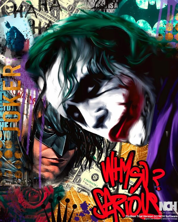 Why So Serious Mural