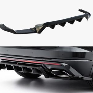 Maxton Design Rear Splitter (Vertical Bars) – VW Touareg R-Line Mk3 Facelift