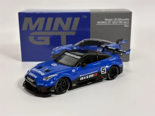 Mini GT – LB Works Nissan 35GT-RR V2 Blue
