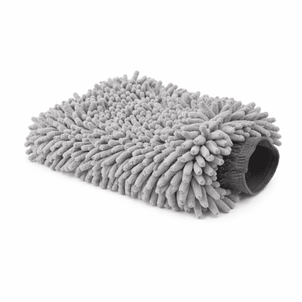 Wash Mitt (Micro Fibre Wash Mitt – Blue/Yellow/Grey)